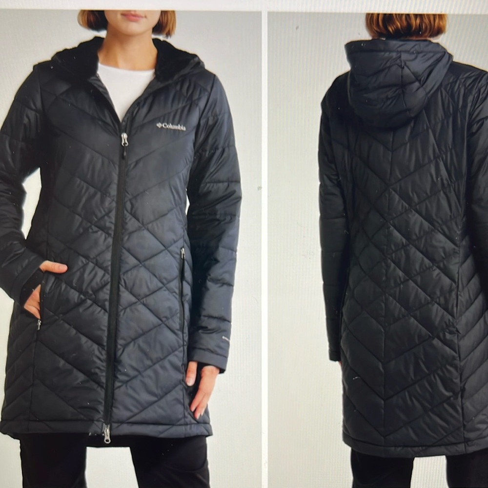 Nordstrom Columbia Havenley Long Resistant Insulated Hooded Coat
